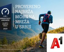 A1 provereno najbrža moblina mreža u Srbiji za 2021. godinu