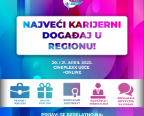 BELGRADE YOUTH FAIR 2023 – 20. I 21. APRILA – DOGAĐAJ ZA MLADE U REGIONU